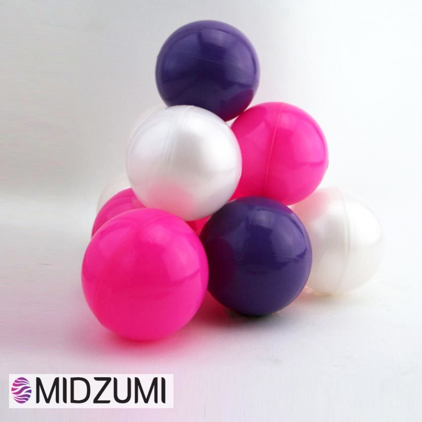 Детский сухой бассейн Midzumi Baby Beach сиреневый + 100 шаров  